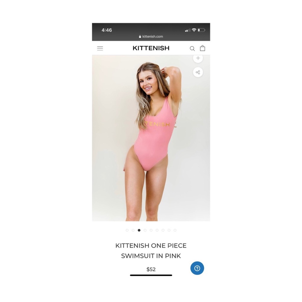 KITTENISH one piece bathing suit - Picture 3 of 6